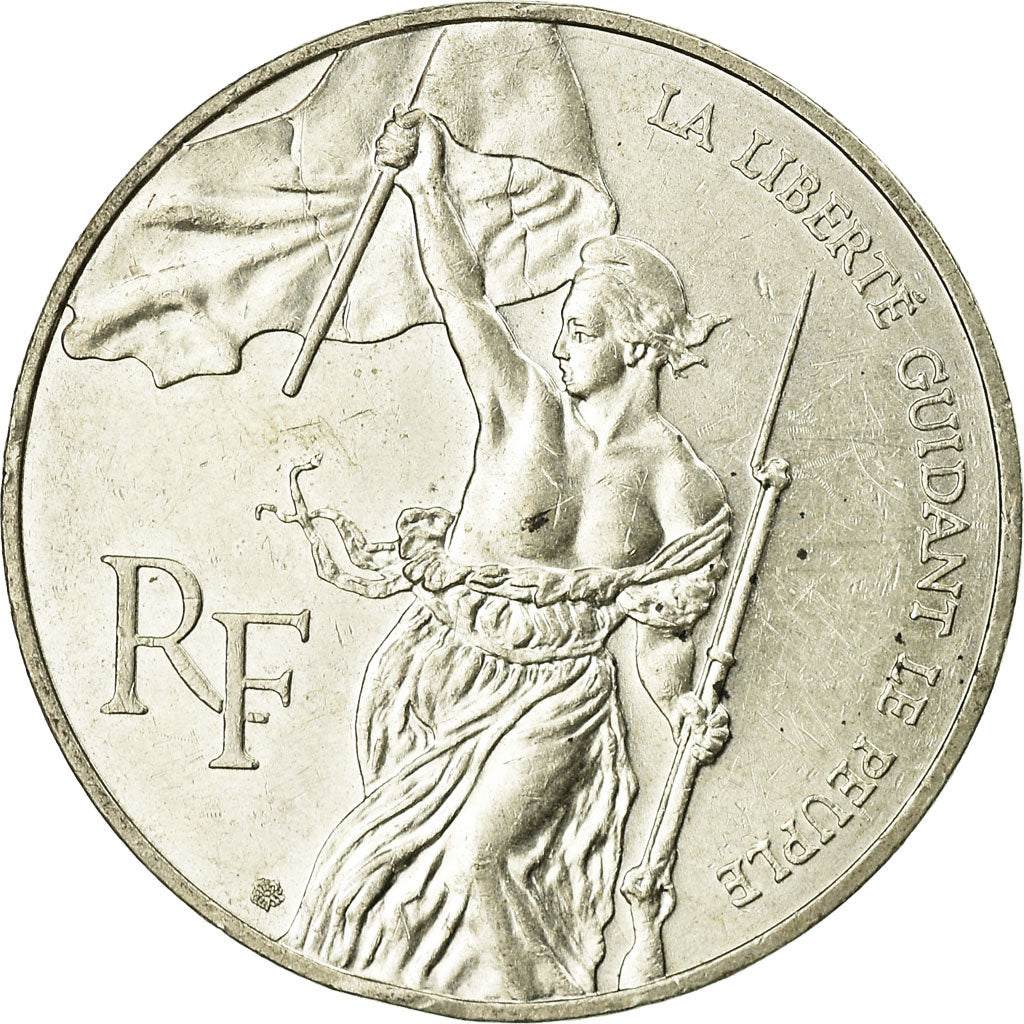 Münze, Frankreich, Liberté guidant le peuple, 100 Francs, 1993, VZ, Silber