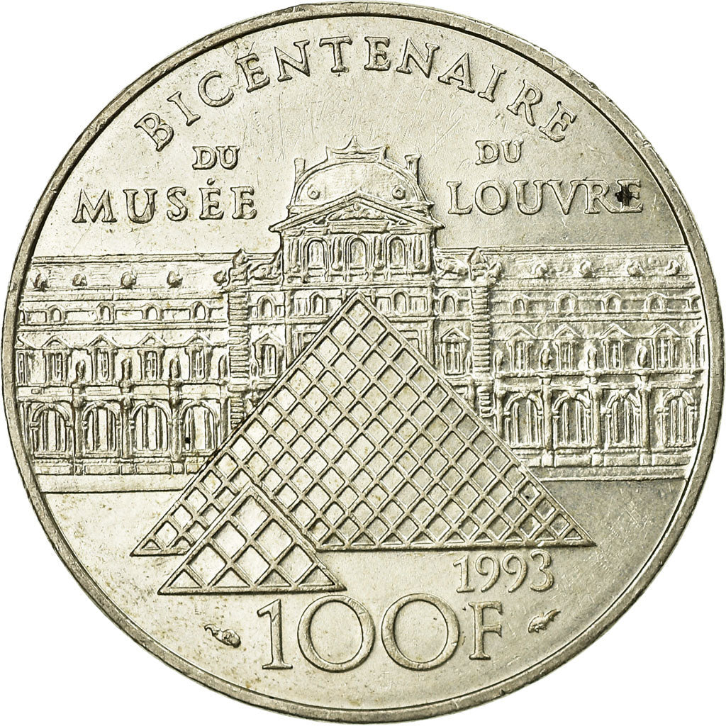 Münze, Frankreich, Liberté guidant le peuple, 100 Francs, 1993, VZ, Silber