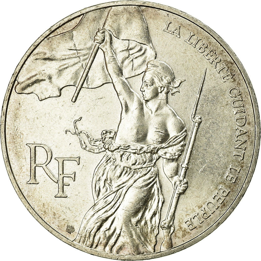 Coin, France, Liberté guidant le peuple, 100 Francs, 1993, AU(55-58), Silver