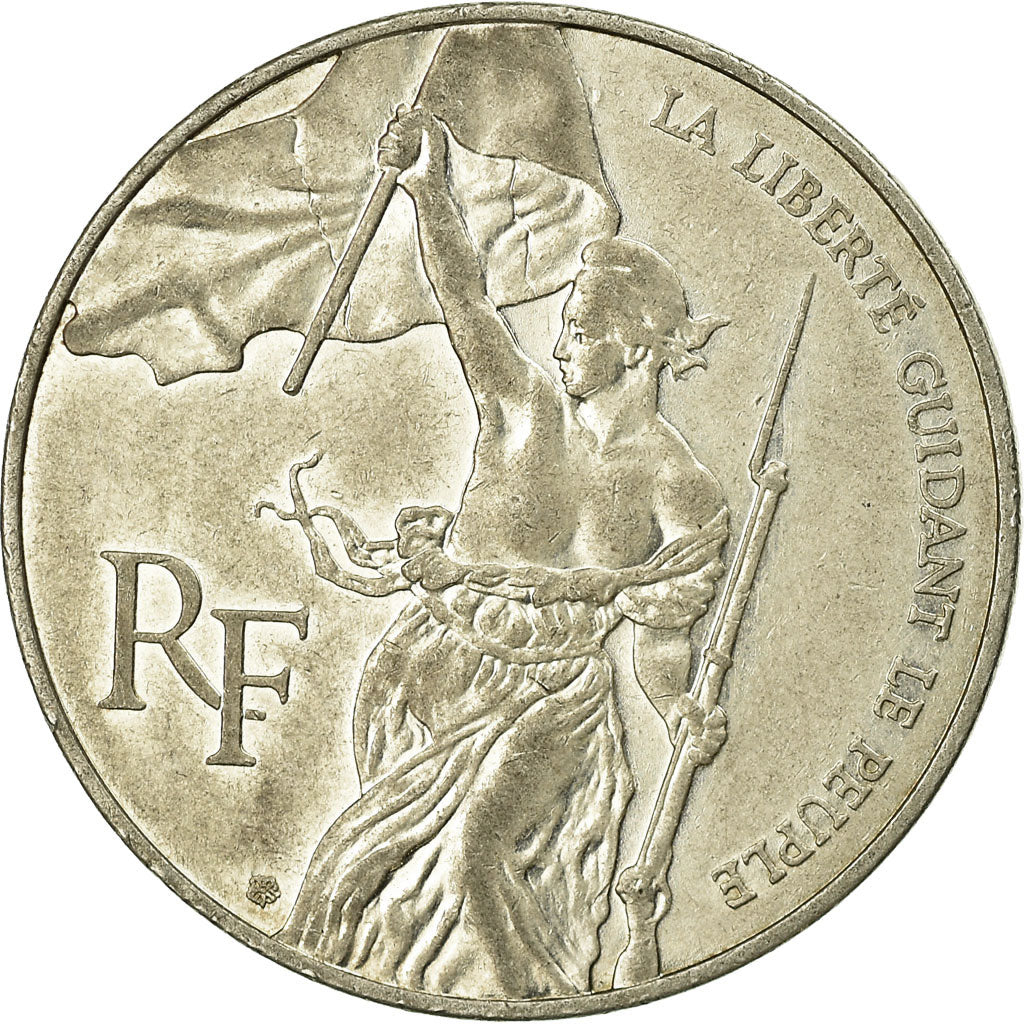 Coin, France, Liberté guidant le peuple, 100 Francs, 1993, EF(40-45), Silver