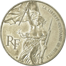 Coin, France, Liberté guidant le peuple, 100 Francs, 1993, EF(40-45), Silver