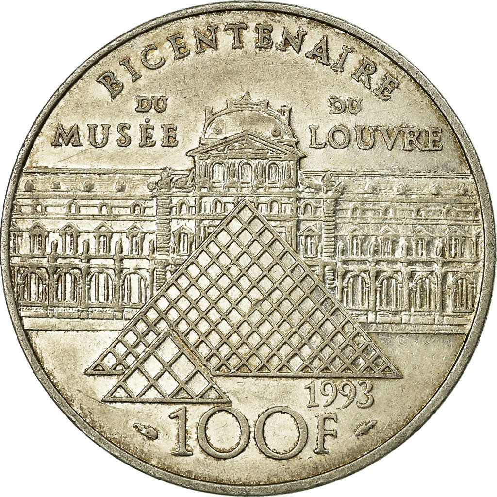 Coin, France, Liberté guidant le peuple, 100 Francs, 1993, EF(40-45), Silver
