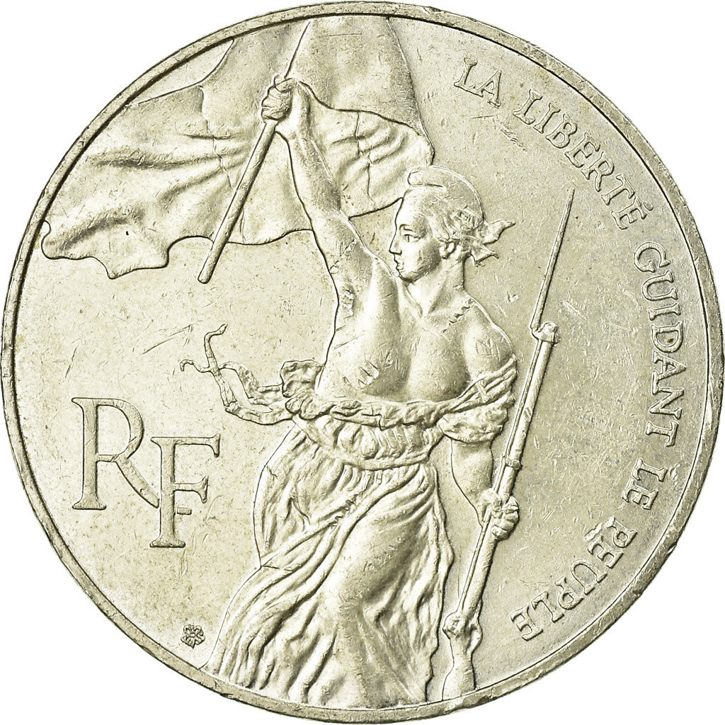 Moneta, Francia, Liberté guidant le peuple, 100 Francs, 1993, BB, Argento