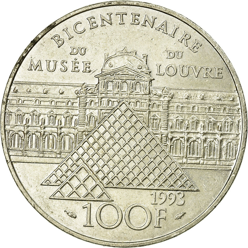 Moneta, Francia, Liberté guidant le peuple, 100 Francs, 1993, BB, Argento