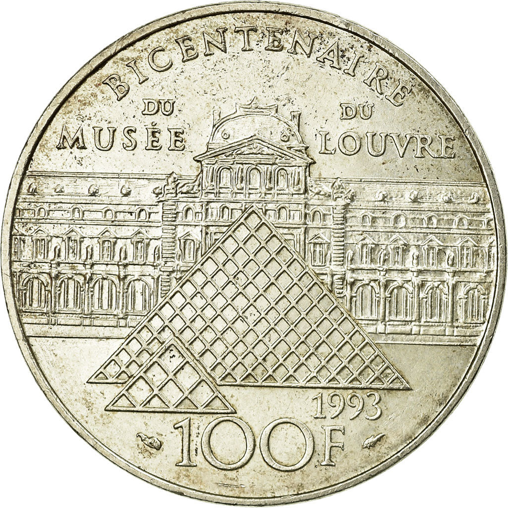 Monnaie, France, Liberté guidant le peuple, 100 Francs, 1993, TTB, Argent