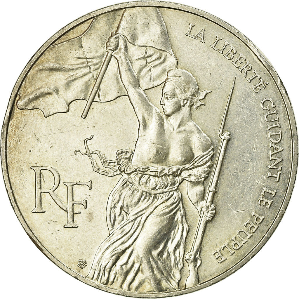 Coin, France, Liberté guidant le peuple, 100 Francs, 1993, EF(40-45), Silver