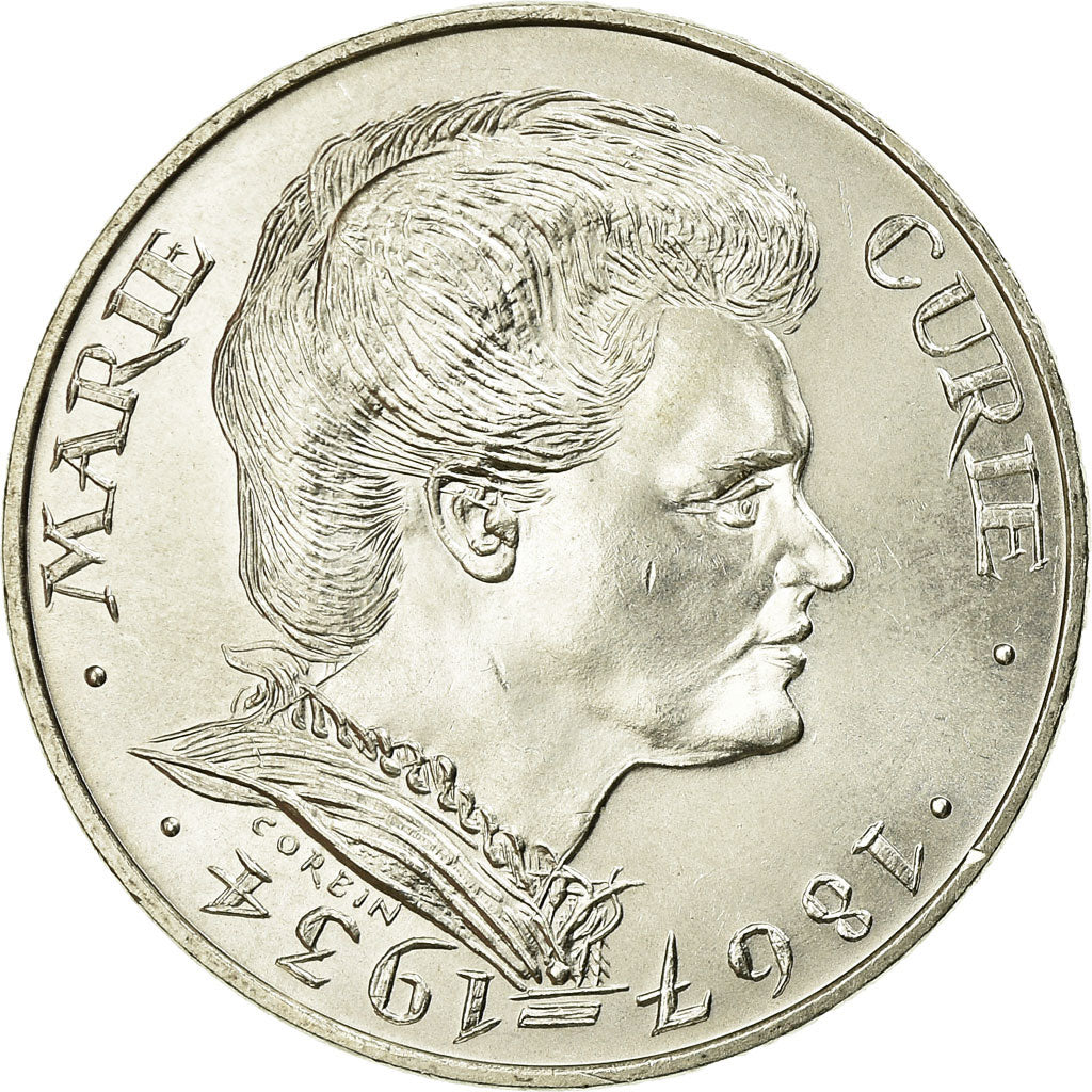 Münze, Frankreich, Marie Curie, 100 Francs, 1984, VZ+, Silber, KM:955