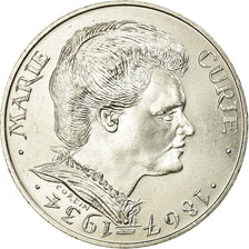 Moneta, Francja, Marie Curie, 100 Francs, 1984, MS(63), Srebro, KM:955