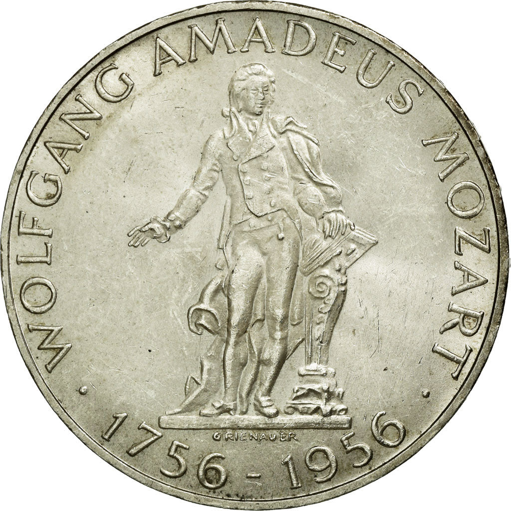 Coin, Austria, 25 Schilling, 1956, AU(55-58), Silver, KM:2881