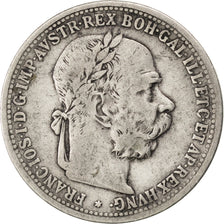 AUSTRIA, Corona, 1894, KM #2804, AU(50-53), Silver, 23, 4.85