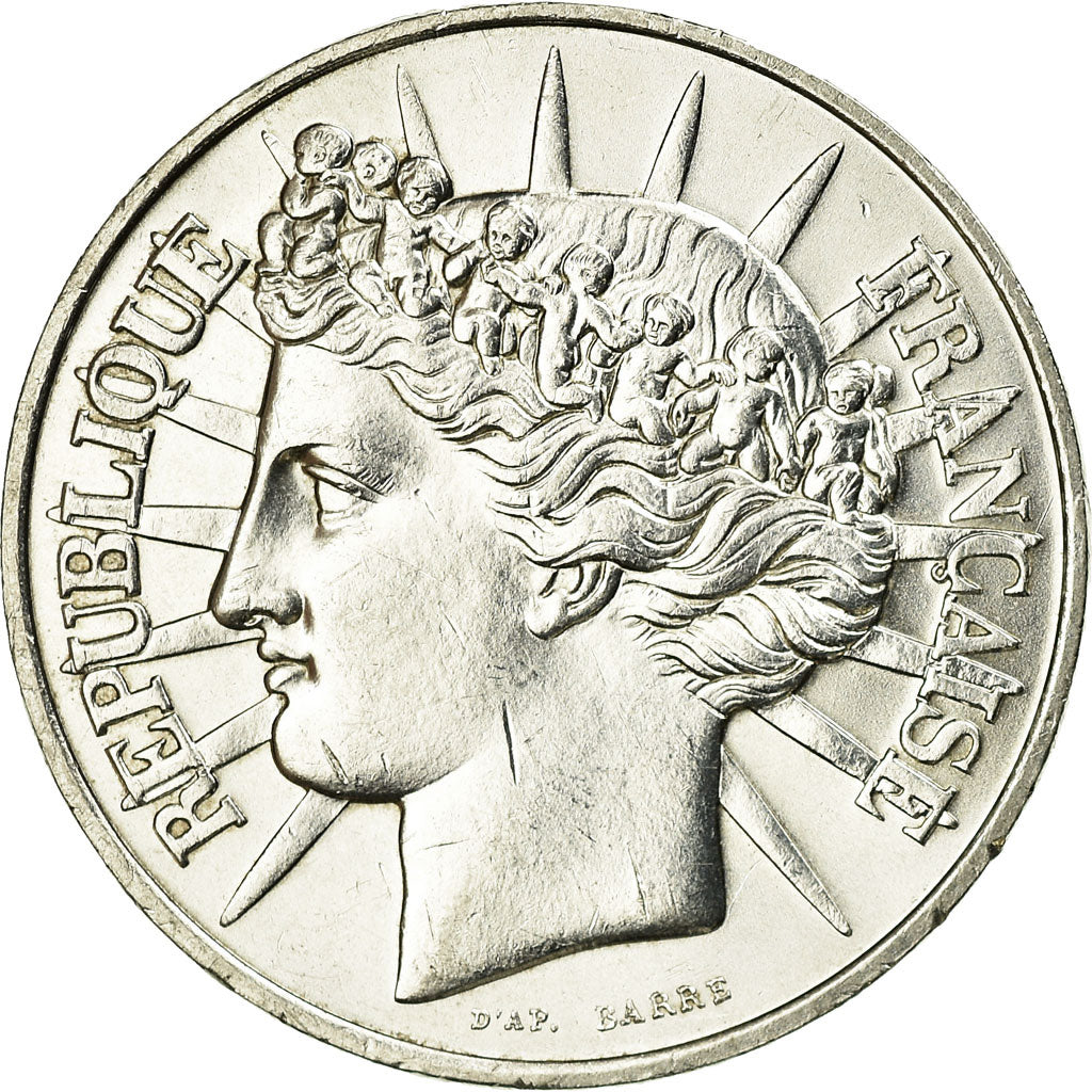 Coin, France, Fraternité, 100 Francs, 1988, MS(63), Silver, KM:966