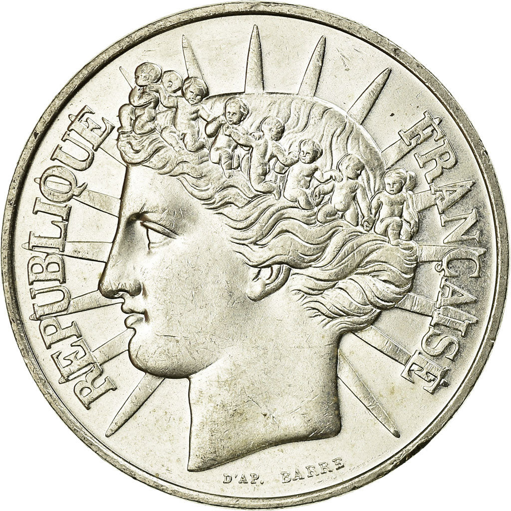 Coin, France, Fraternité, 100 Francs, 1988, AU(50-53), Silver, KM:966