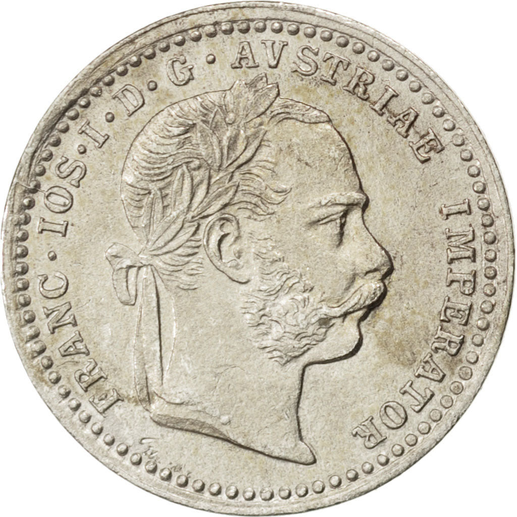 Austria, Franz Joseph I, 10 Kreuzer, 1868, SPL-, Argento, KM:2206