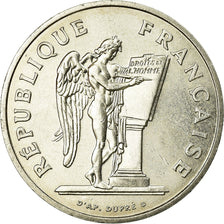 Moneta, Francja, Droits de l'Homme, 100 Francs, 1989, MS(60-62), Srebro, KM:970