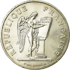 Coin, France, Droits de l'Homme, 100 Francs, 1989, MS(60-62), Silver, KM:970