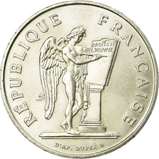 Coin, France, Droits de l'Homme, 100 Francs, 1989, AU(55-58), Silver, KM:970