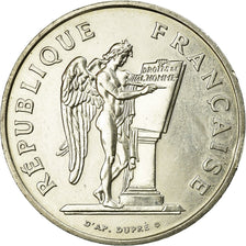 Moneta, Francja, Droits de l'Homme, 100 Francs, 1989, AU(55-58), Srebro, KM:970