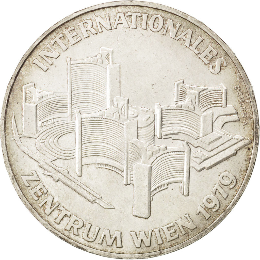 AUSTRIA, 100 Schilling, 1979, KM #2944, AU(55-58), Silver, 36, 24.04