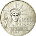 Coin, France, Statue de la Liberté, 100 Francs, 1986, MS(60-62), Silver