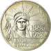 Coin, France, Statue de la Liberté, 100 Francs, 1986, MS(60-62), Silver