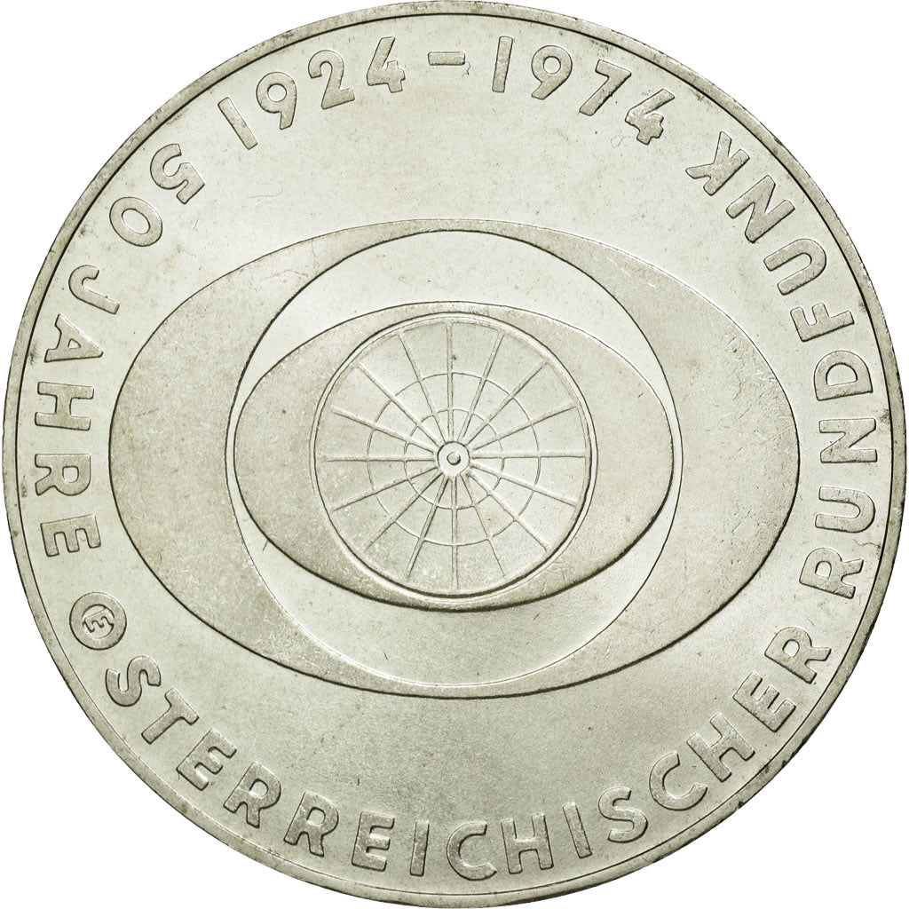 Coin, Austria, 50 Schilling, 1974, AU(55-58), Silver, KM:2922