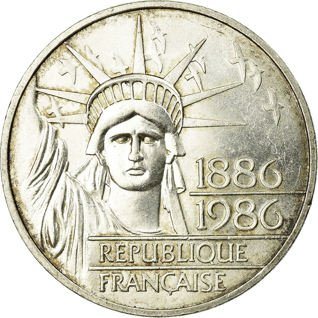 Monnaie, France, Statue de la Liberté, 100 Francs, 1986, TTB, Argent