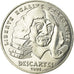 Coin, France, Descartes, 100 Francs, 1991, MS(63), Silver, KM:996