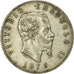 Münze, Italien, Vittorio Emanuele II, 5 Lire, 1875, Milan, S+, Silber, KM:8.3