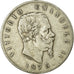 Coin, Italy, Vittorio Emanuele II, 5 Lire, 1875, Milan, VF(20-25), Silver