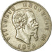 Coin, Italy, Vittorio Emanuele II, 5 Lire, 1870, Milan, VF(30-35), Silver
