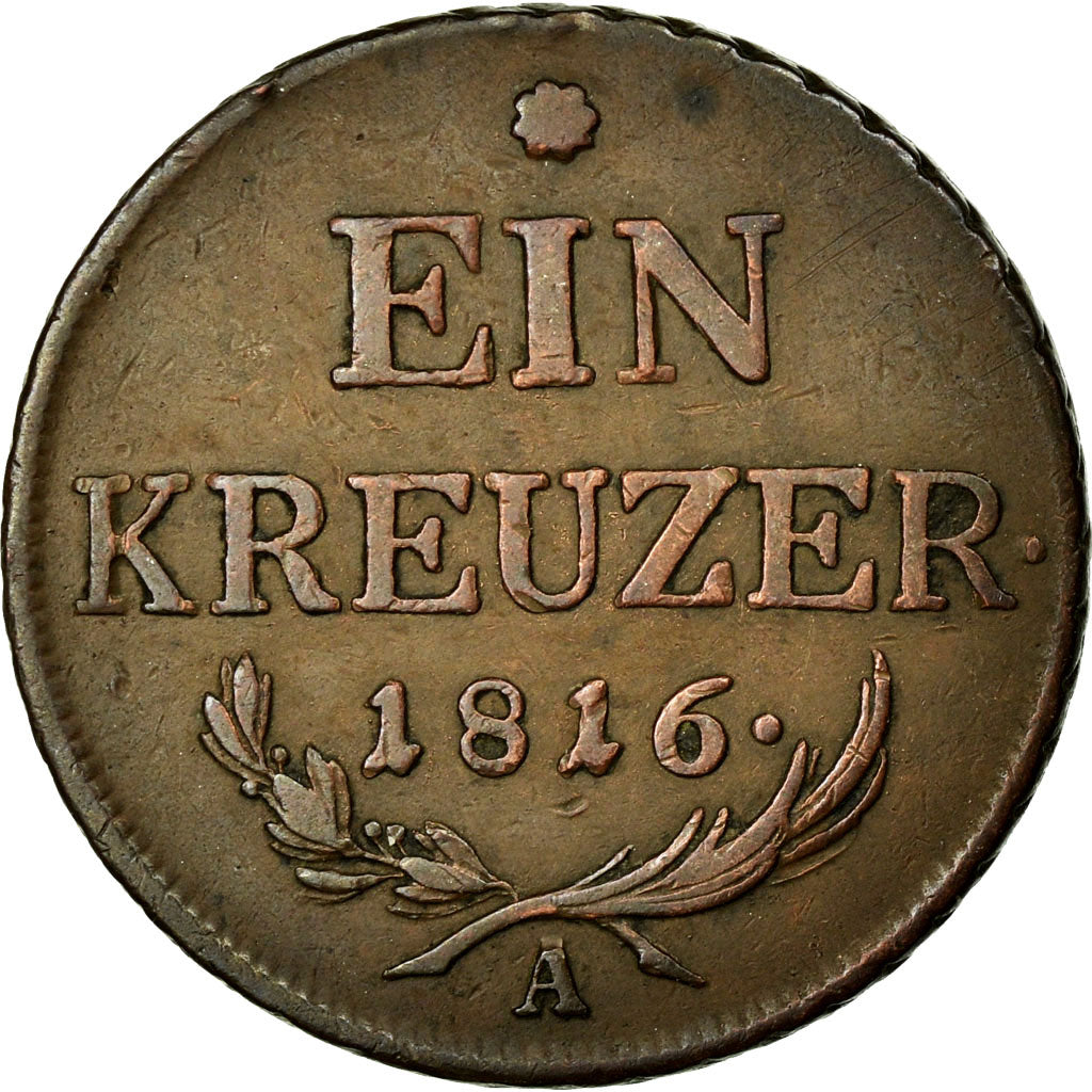 Monnaie, Autriche, Franz II (I), Kreuzer, 1816, Vienne, TTB, Cuivre, KM:2113
