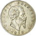 Moneta, Italia, Vittorio Emanuele II, 5 Lire, 1876, Rome, MB+, Argento, KM:8.4
