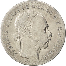 HUNGARY, Forint, 1884, Kremnitz, KM #469, EF(40-45), Silver, 12.14