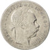 HUNGARY, Forint, 1884, Kremnitz, KM #469, EF(40-45), Silver, 12.14