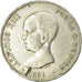 Moneda, España, Alfonso XIII, 5 Pesetas, 1891, Madrid, BC+, Plata, KM:689