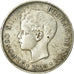 Moneda, España, Alfonso XIII, 5 Pesetas, 1898, Madrid, BC+, Plata, KM:707