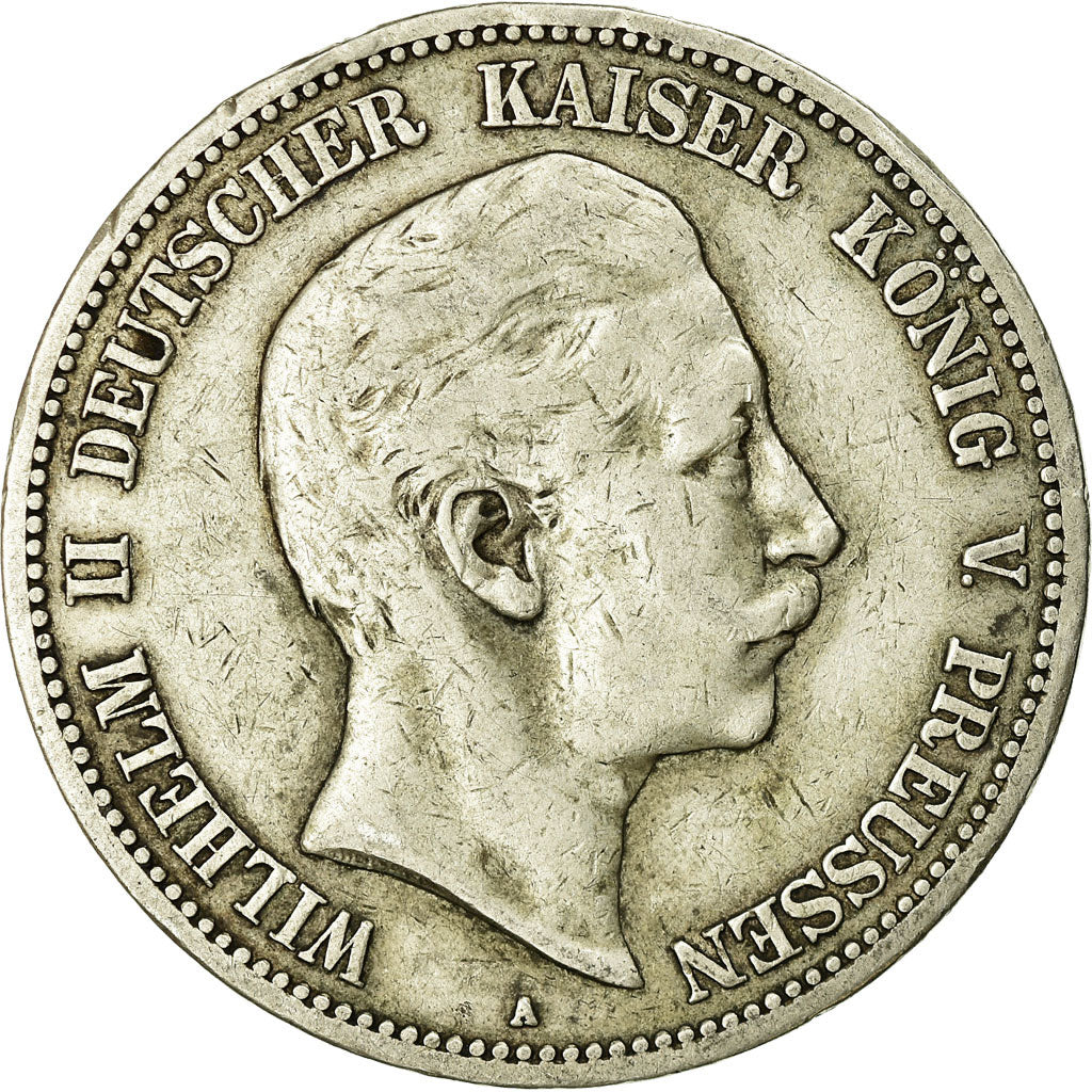 Monnaie, Etats allemands, PRUSSIA, Wilhelm II, 5 Mark, 1898, Berlin, TB+