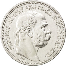 HUNGARY, Korona, 1914, Kremnitz, KM #492, AU(55-58), Silver, 4.92