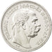 HUNGARY, Korona, 1914, Kremnitz, KM #492, AU(55-58), Silver, 4.92