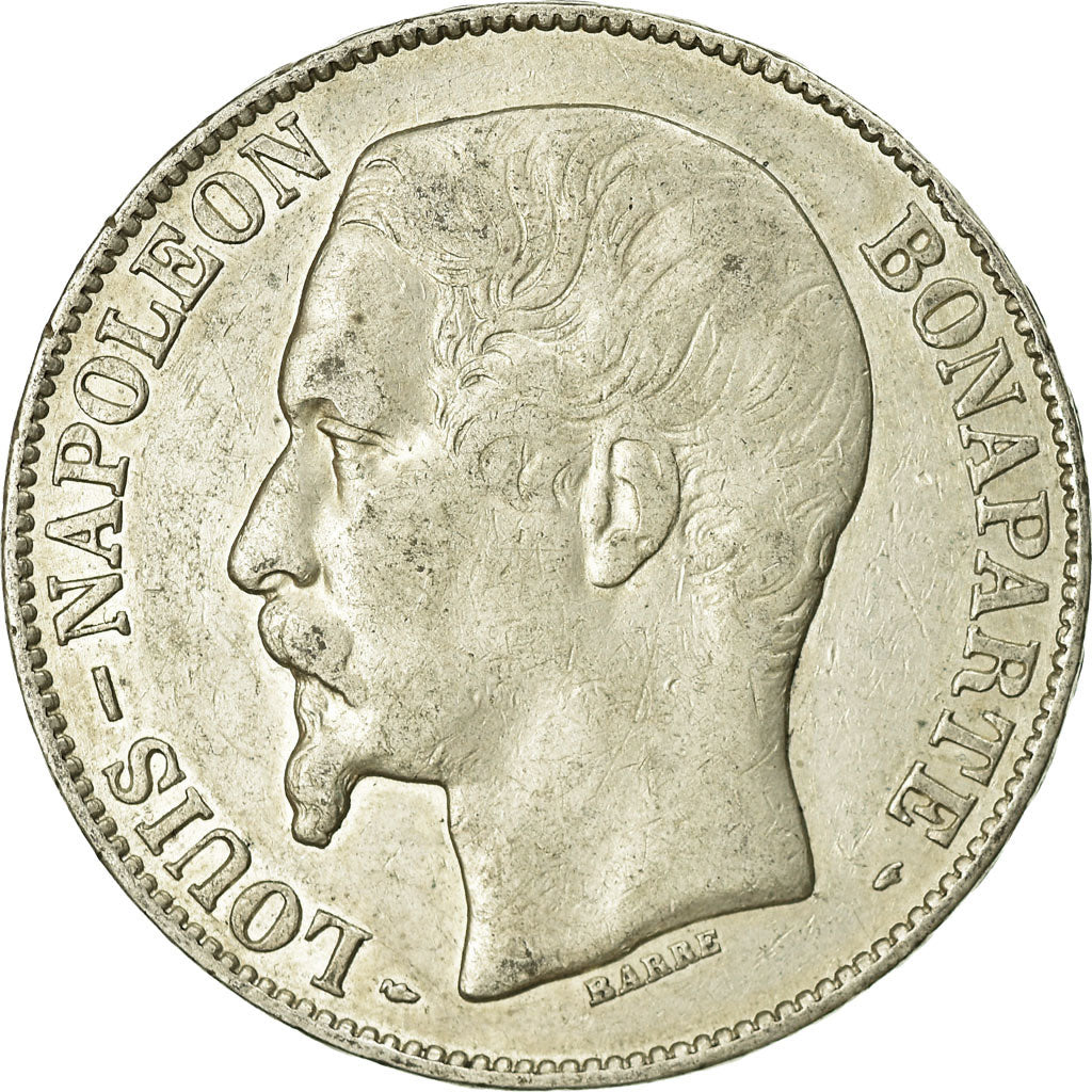 Coin, France, Napoléon III, 5 Francs, 1852, Paris, VF(30-35), Silver, KM:773.1