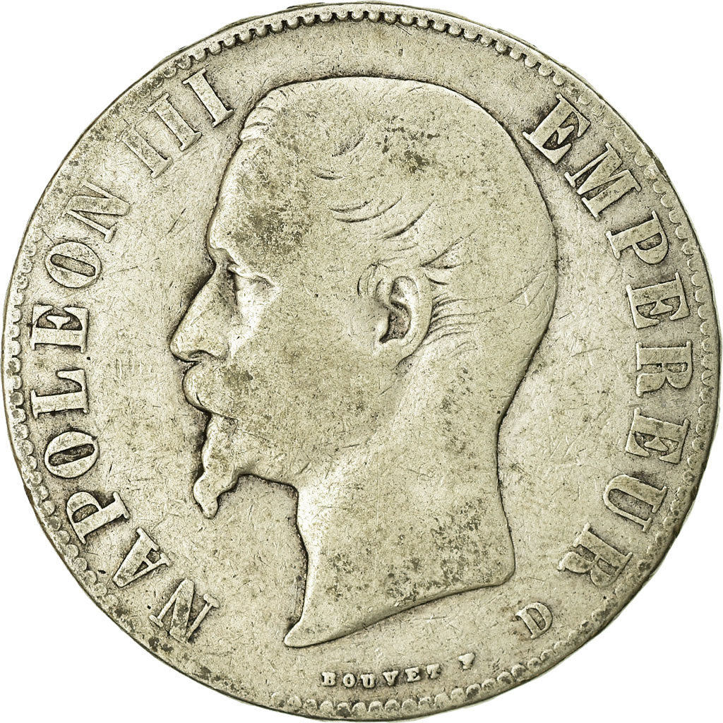 Münze, Frankreich, Napoleon III, Napoléon III, 5 Francs, 1856, Lyon, S