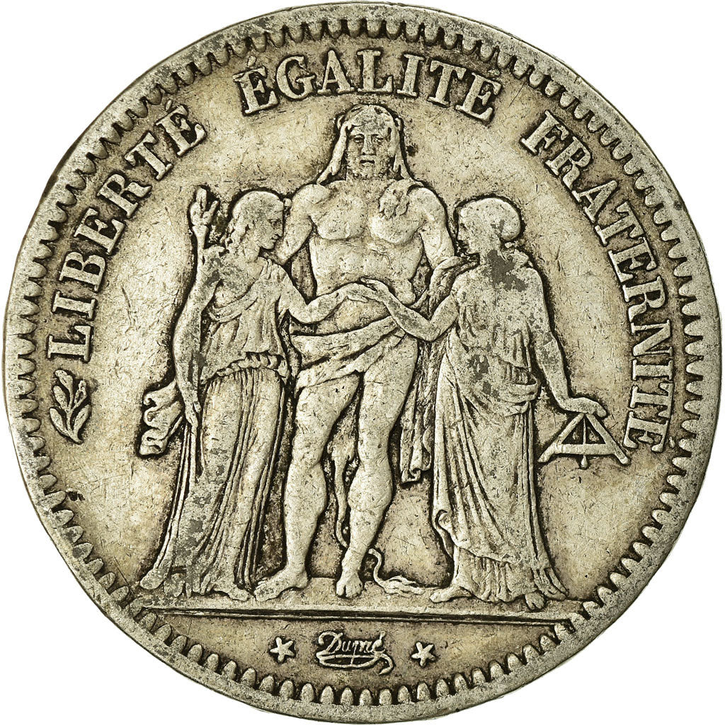 Coin, France, Hercule, 5 Francs, 1848, Paris, VF(20-25), Silver, KM:756.1