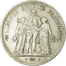 Münze, Frankreich, Hercule, 5 Francs, 1848, Paris, S, Silber, KM:756.1