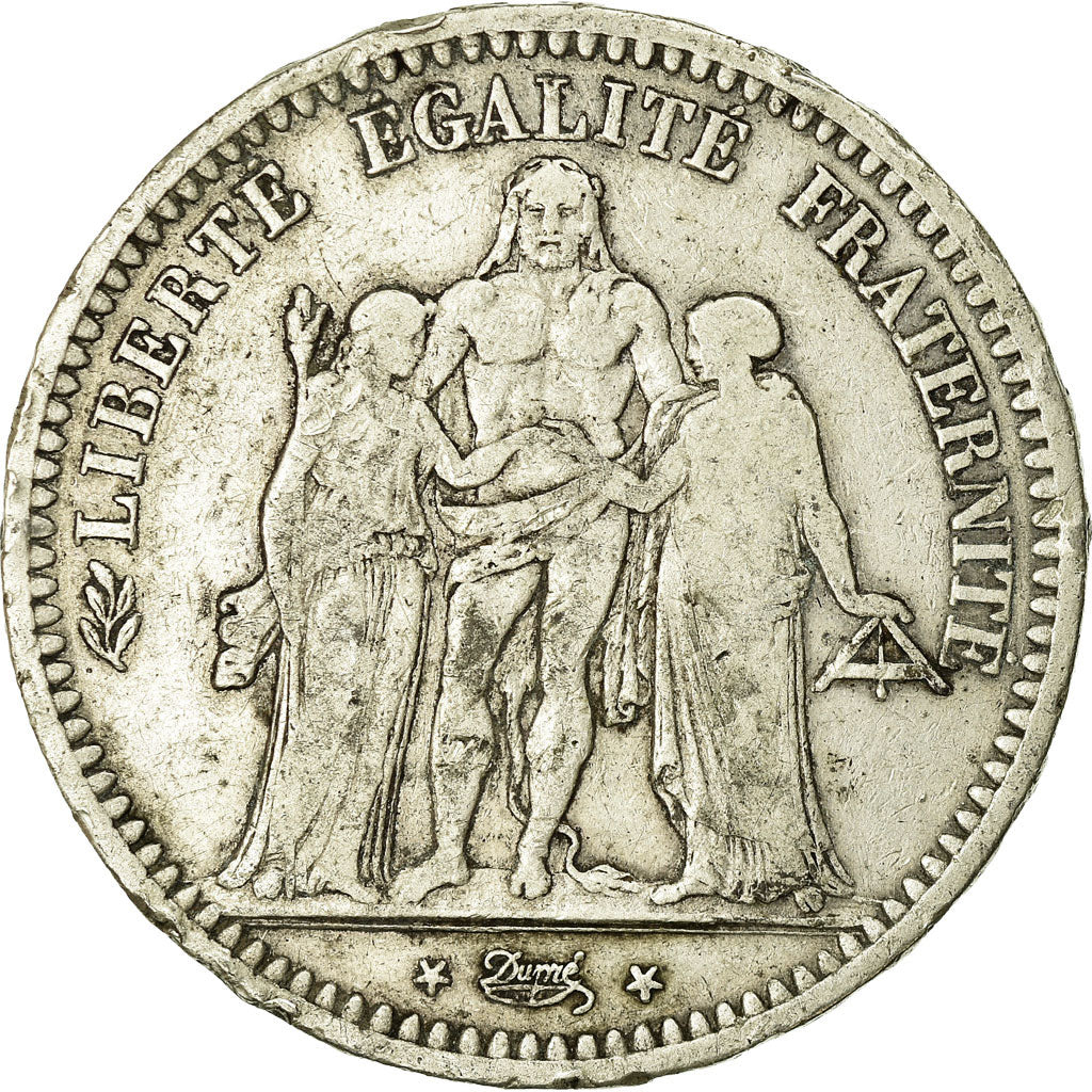 Coin, France, Hercule, 5 Francs, 1848, Paris, VF(20-25), Silver, KM:756.1