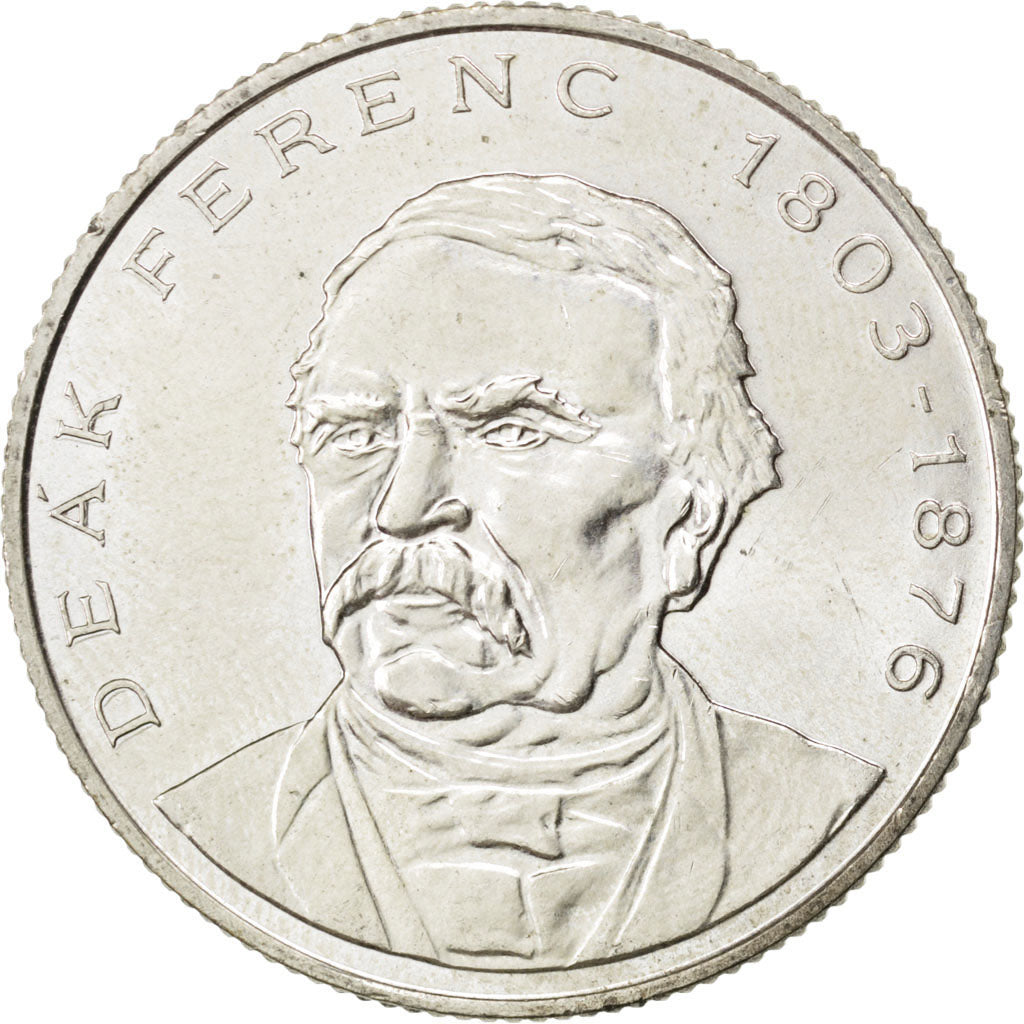 HUNGARY, 200 Forint, 1994, KM #707, AU(55-58), Silver, 12.04