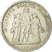 Moeda, França, Hercule, 5 Francs, 1848, Paris, VF(20-25), Prata, KM:756.1