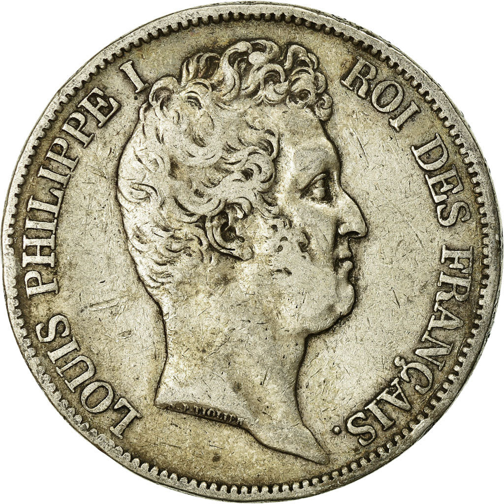 Coin, France, Louis-Philippe, 5 Francs, 1830, Paris, VF(20-25), Silver