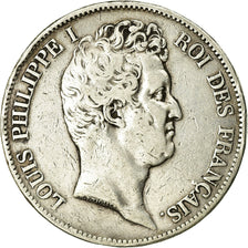 Coin, France, Louis-Philippe, 5 Francs, 1830, Paris, VF(20-25), Silver