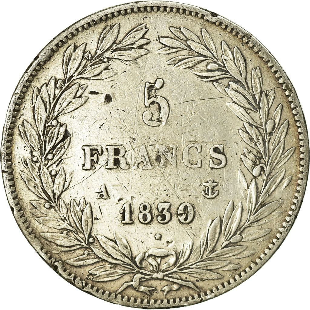 Monnaie, France, Louis-Philippe, 5 Francs, 1830, Paris, TB, Argent, Gadoury:676