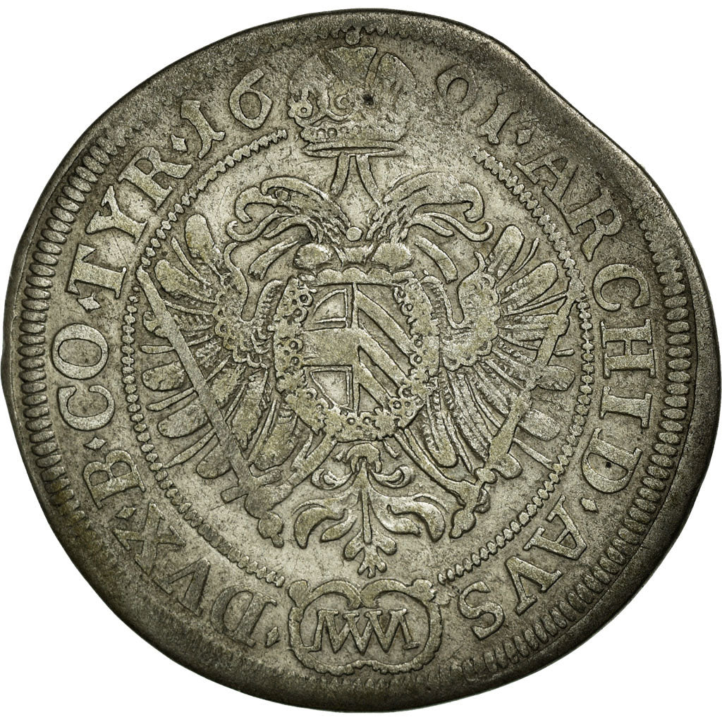 Coin, Austria, Leopold I, 6 Kreuzer, 1691, Vienna, EF(40-45), Silver, KM:1185